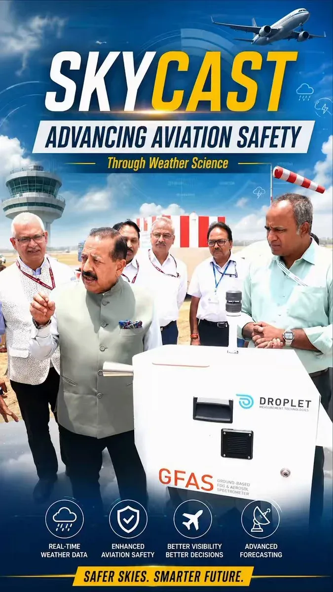 Dr. Jitendra Singh flags SkyCast for aviation weather safety