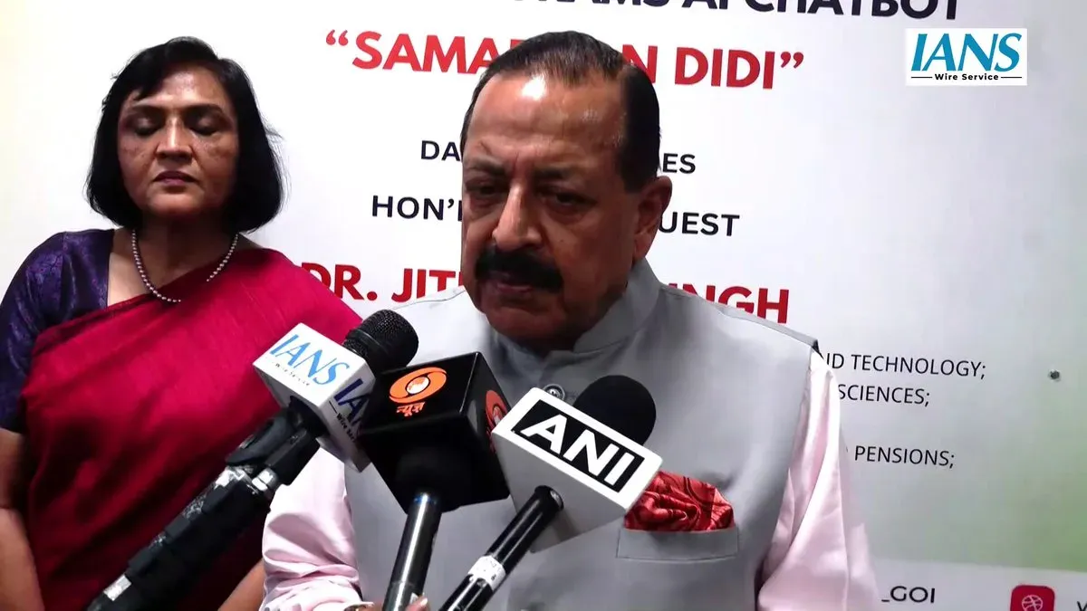Dr. Jitendra Singh Highlights CPGRAMS Grievance Chatbot