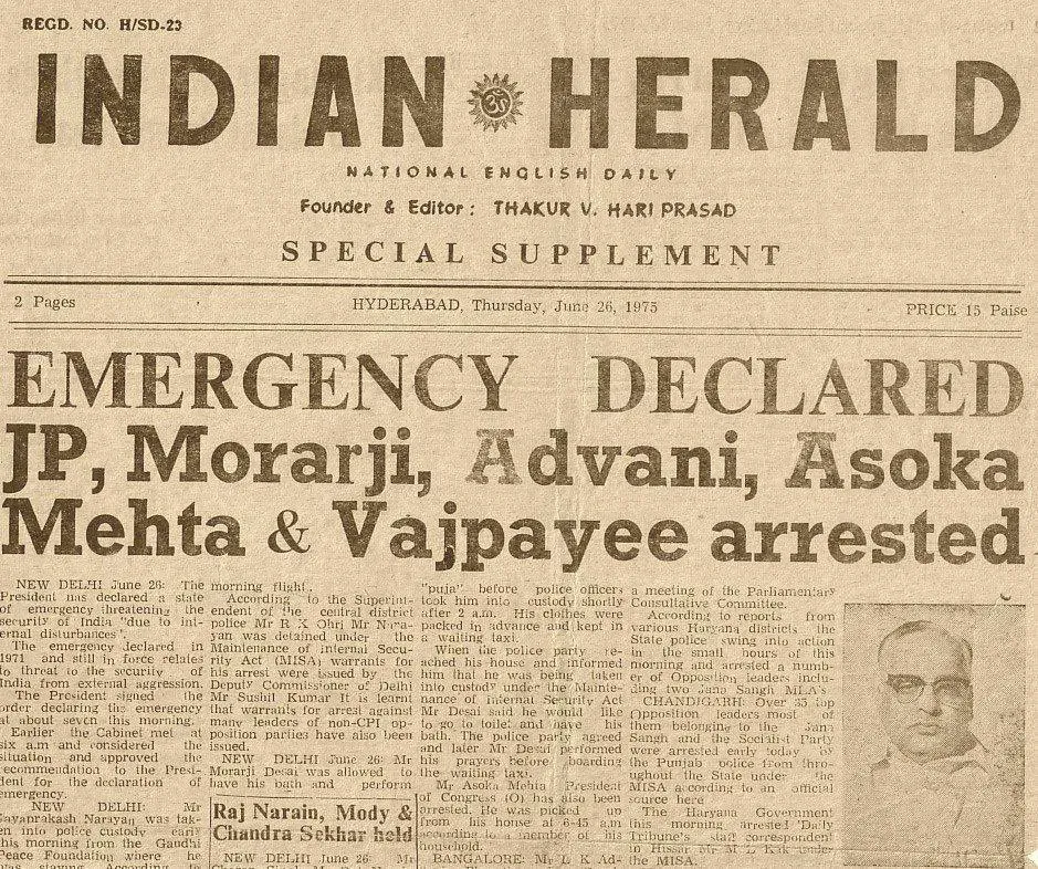 Dr. Jitendra Singh Marks 51st Anniversary of 1975 Emergency