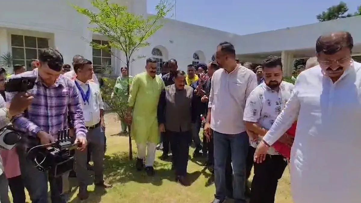 Dr. Jitendra Singh Plants Sapling in Jammu for Ek Ped Maa Ke Naam