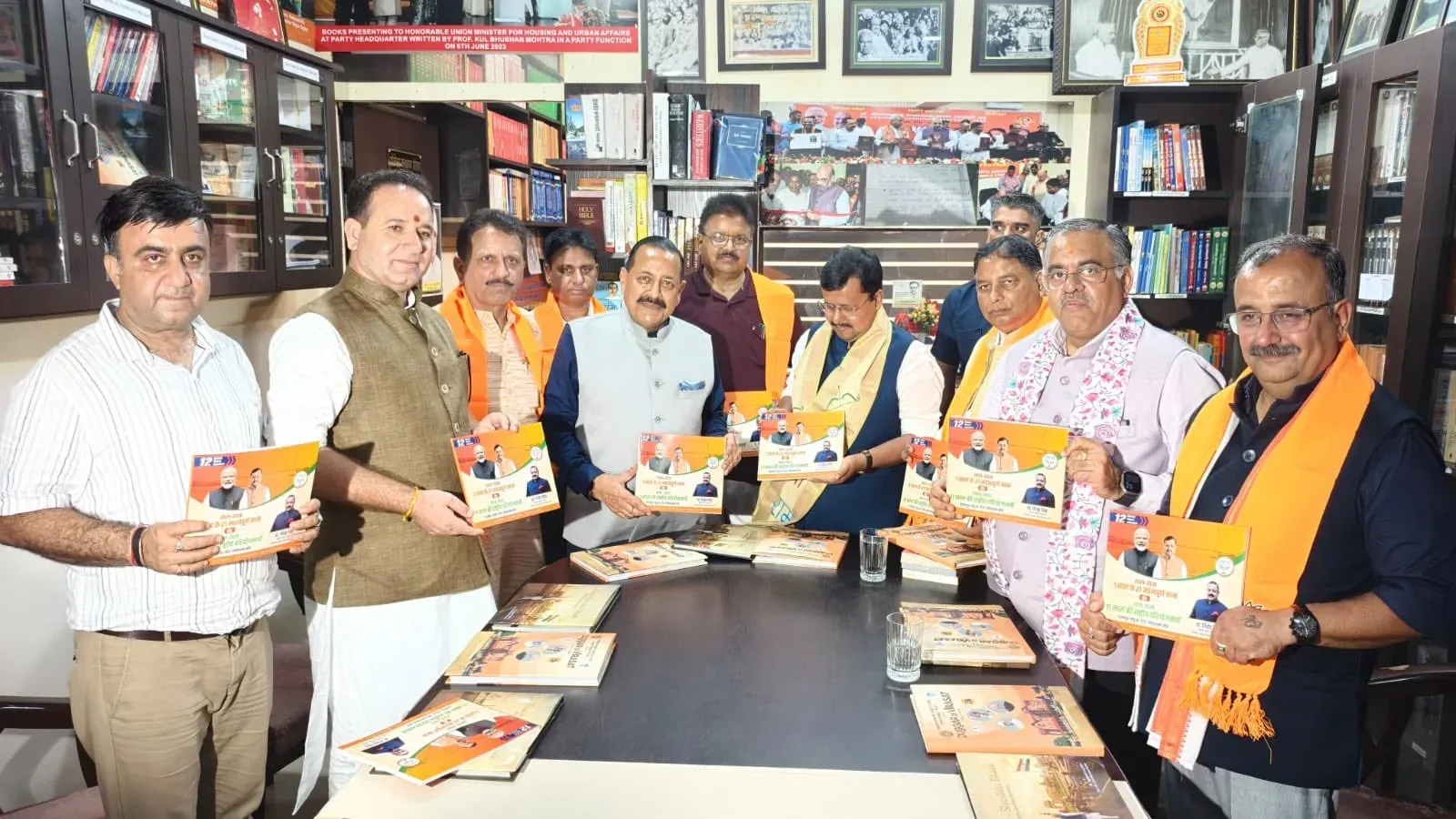 Dr. Jitendra Singh releases book on 12 years of development in Udhampur-Kathua-Doda