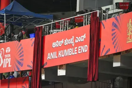 Anil Kumble’s Humorous Remarks on Pavilion End Honor at Chinnaswamy Stadium