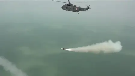 DRDO, Indian Navy achieve maiden NASM-SR salvo launch in Bay of Bengal
