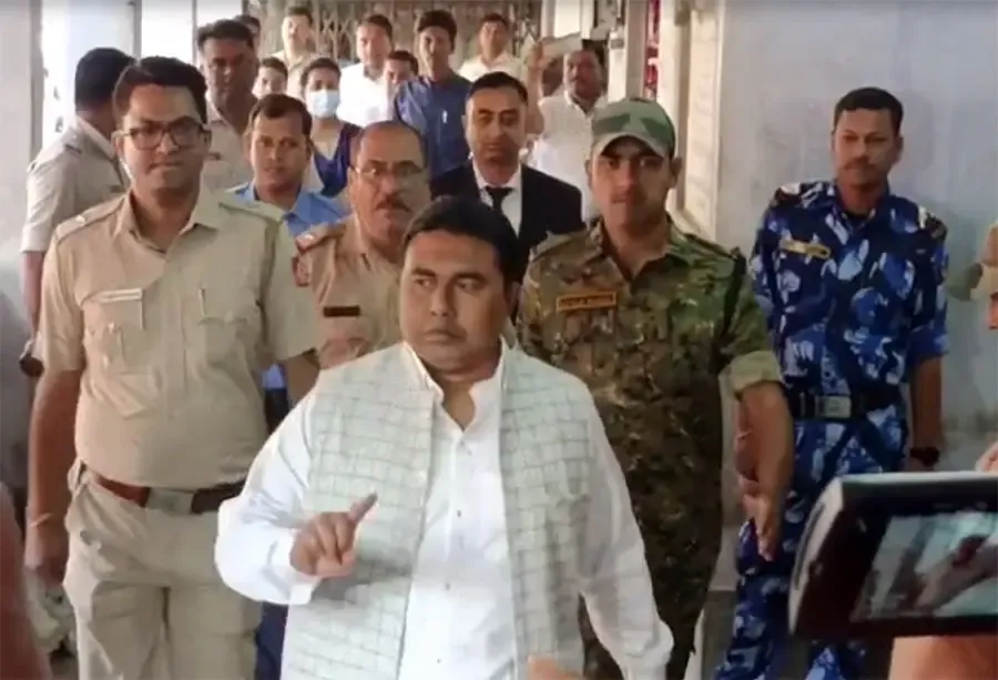 Who is the driver of the truck involved in the Sandeshkhali witness accident?