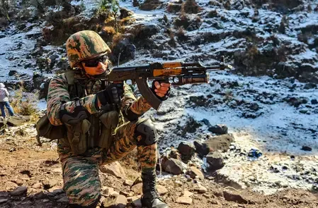Security Forces Engage Drone in J&K's Poonch Sector
