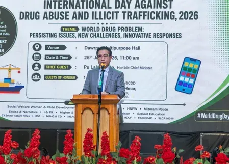 Drug abuse in Mizoram declining, says CM Lalduhoma on Anti-Drug Day