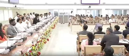 Drug-free TN and women's safety top CM Vijay's first major review