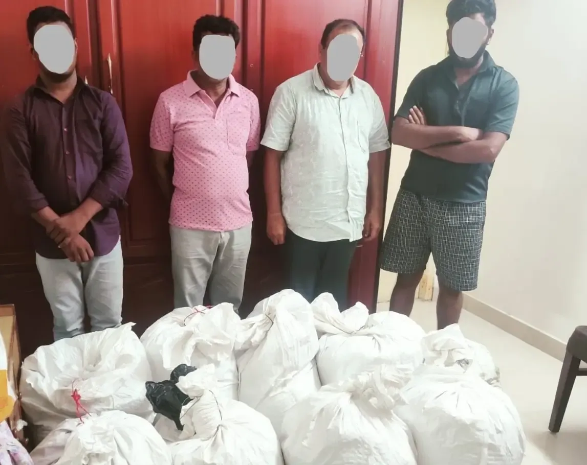 What led to the bust of the drug manufacturing racket in Hyderabad?