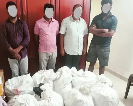 What led to the bust of the drug manufacturing racket in Hyderabad?