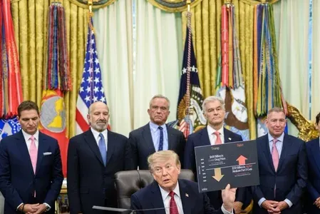 Nine drugmakers pledge $19.6 billion for US manufacturing under Trump push