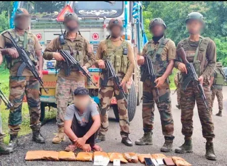 Assam Rifles seize ₹82.5 crore drugs, arms in Assam-Manipur ops