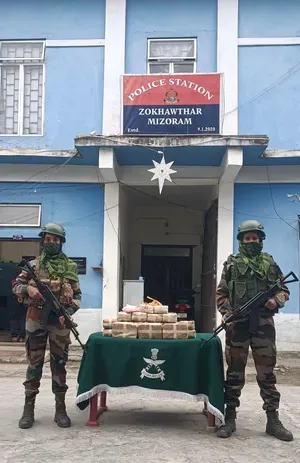 Drugs Worth ₹68.03 Crore Confiscated in Mizoram