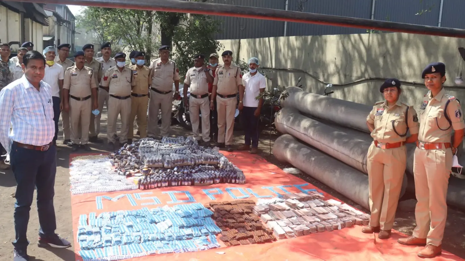 Chhattisgarh's Mahasamund Seizes and Destroys Narcotics Worth Over Rs 1.59 Crore