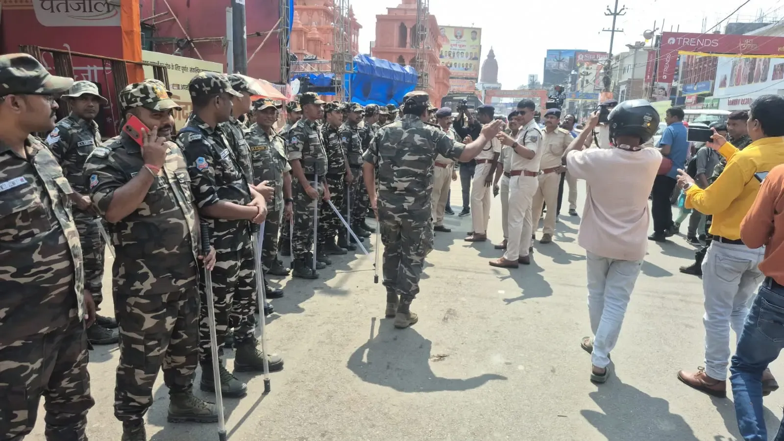 दुर्गा पूजा 2026: रांची में फ्लैग मार्च, ड्रोन से संवेदनशील इलाकों की निगरानी