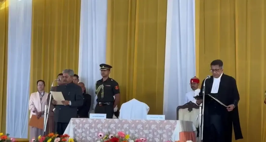 Dushyant Kumar Gautam sworn in as 21st Governor of Sikkim in Gangtok