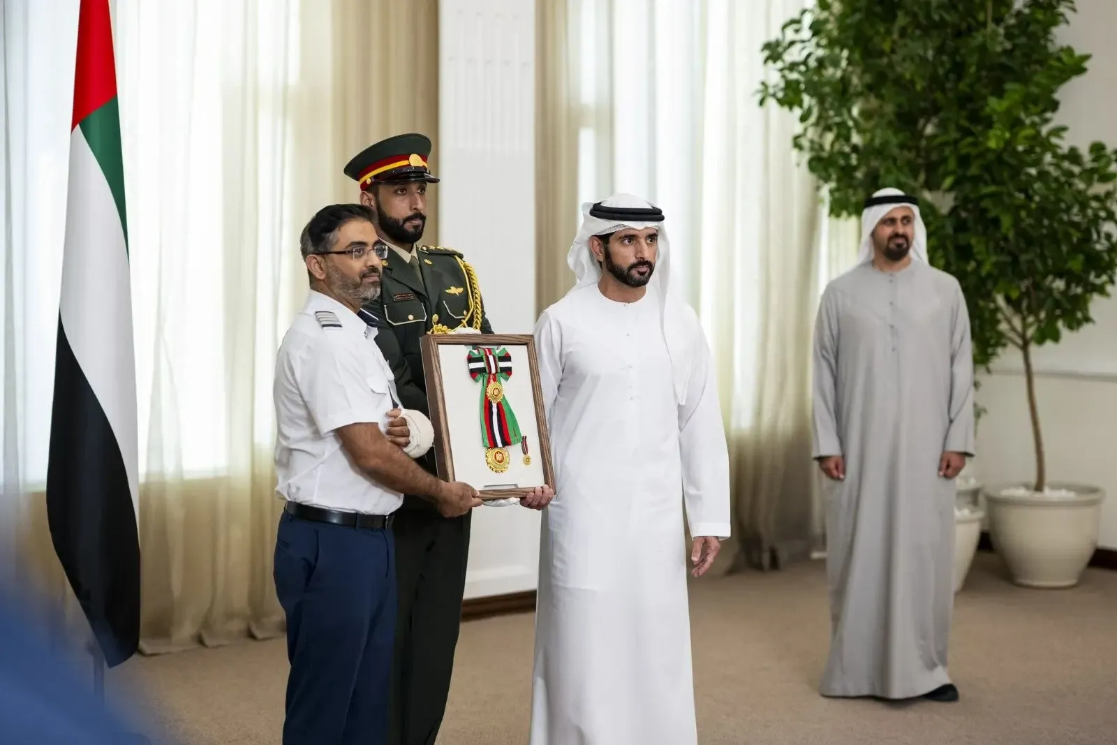 UAE honours pilot Smit Machchhar with Order of Zayed II for cockpit heroism