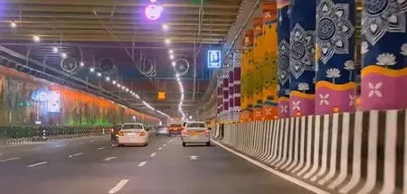 Is the Dwarka Tunnel India’s Largest Drive-Through Art Gallery?