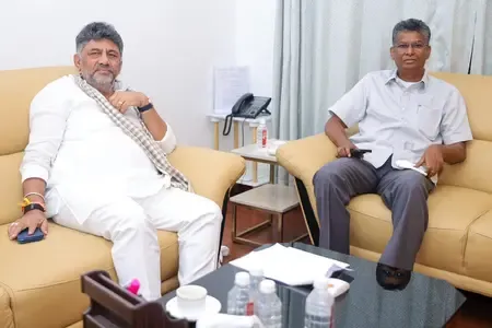 D.K. Shivakumar Downplays Meeting with Siddaramaiah's Close Associate