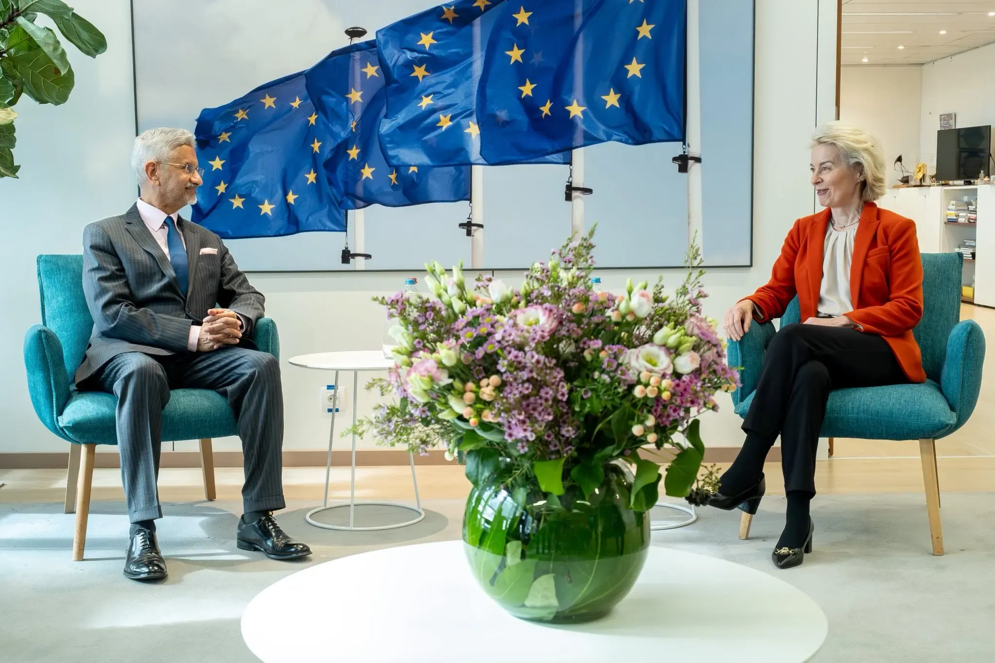 EAM Jaishankar and EU President von der Leyen Address Key Global Issues