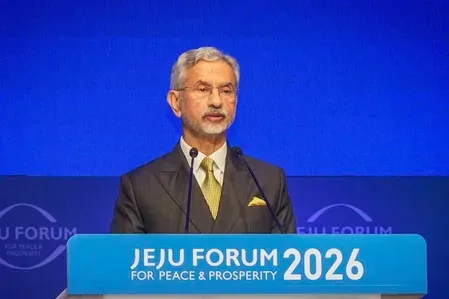 Jaishankar at Jeju Forum 2026: India calls for global cooperation, cites Vasudhaiva Kutumbakam