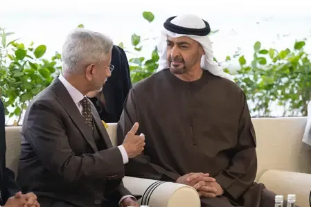 EAM Jaishankar Meets UAE President, Thanks for Support to Indian Community