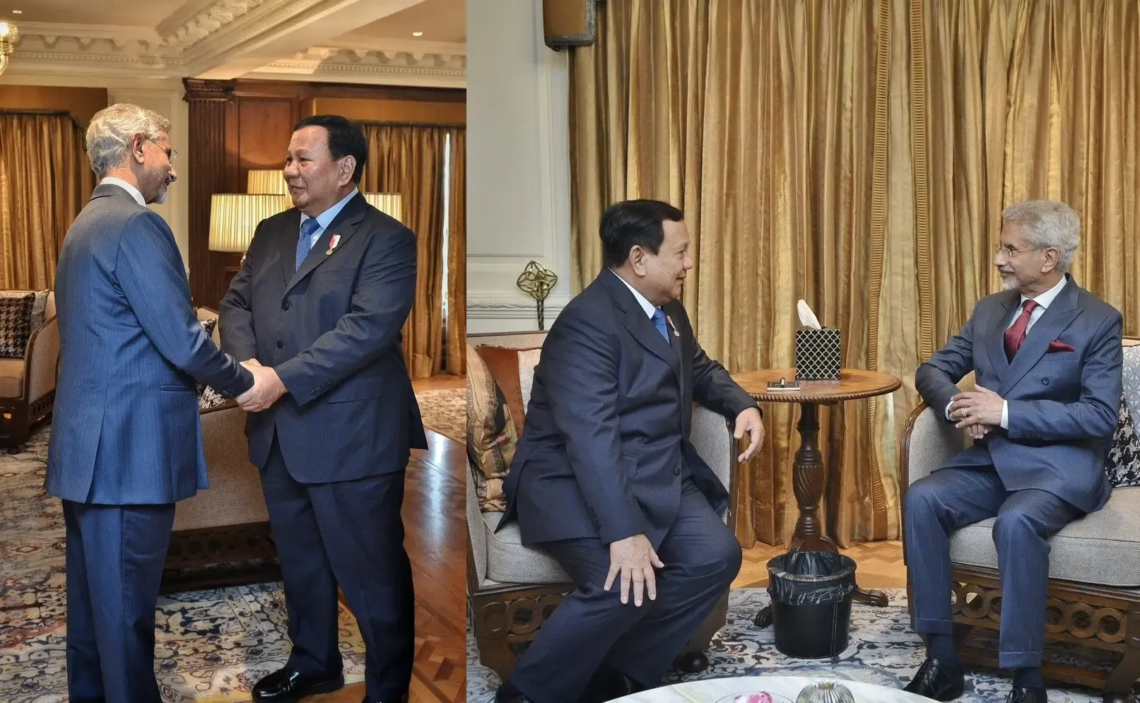 EAM Jaishankar Meets Indonesian President Prabowo Ahead of Talks