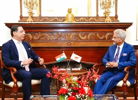 Jaishankar and Cyprus FM Kombos Address West Asia Crisis