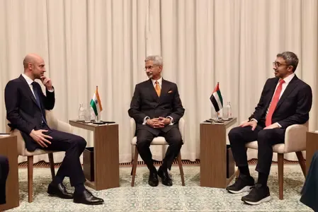 Jaishankar joins India-UAE-France trilateral at UNGA81, eyes AI and space pacts