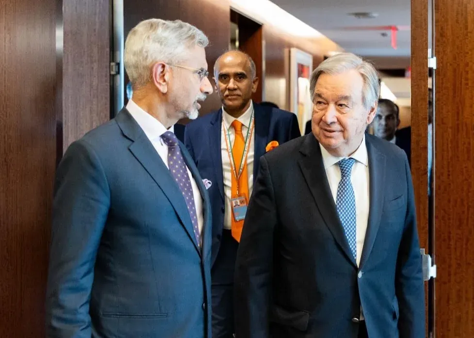 Jaishankar meets UN chief Guterres, raises West Asia, Ukraine, Sudan