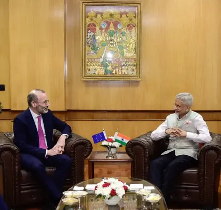 EAM Jaishankar and EU Parliament Leader Discuss Strengthening Ties