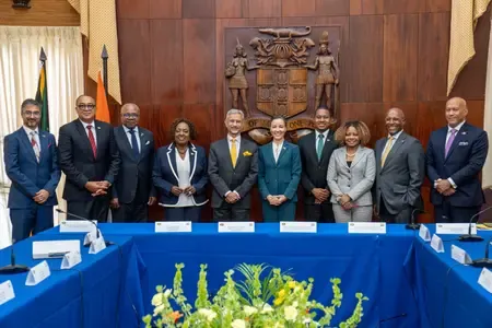 EAM Jaishankar holds series of bilateral meetings with Jamaican ministers, business leaders