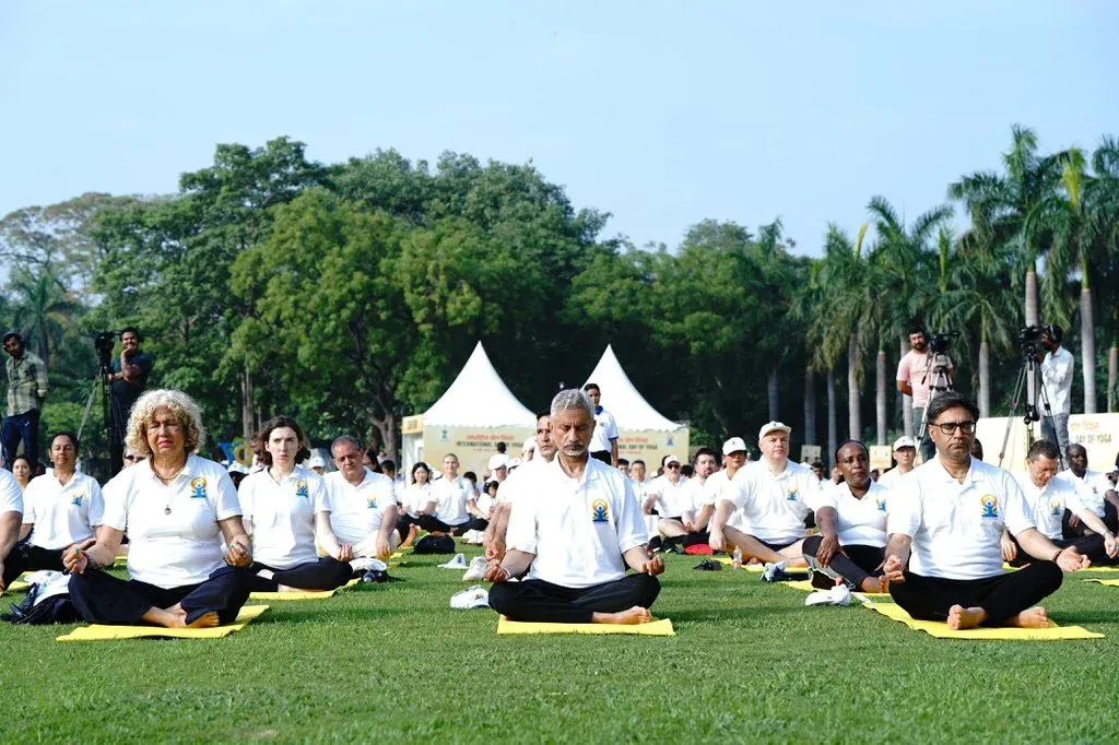 Did EAM Jaishankar Participate in the International Day of Yoga?