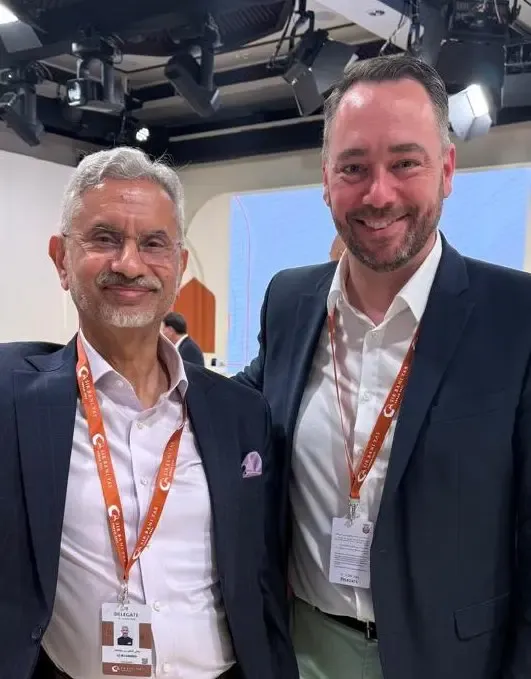 Did EAM Jaishankar Meet Belgium's Deputy PM Prevot at the Sir Bani Yas Forum?