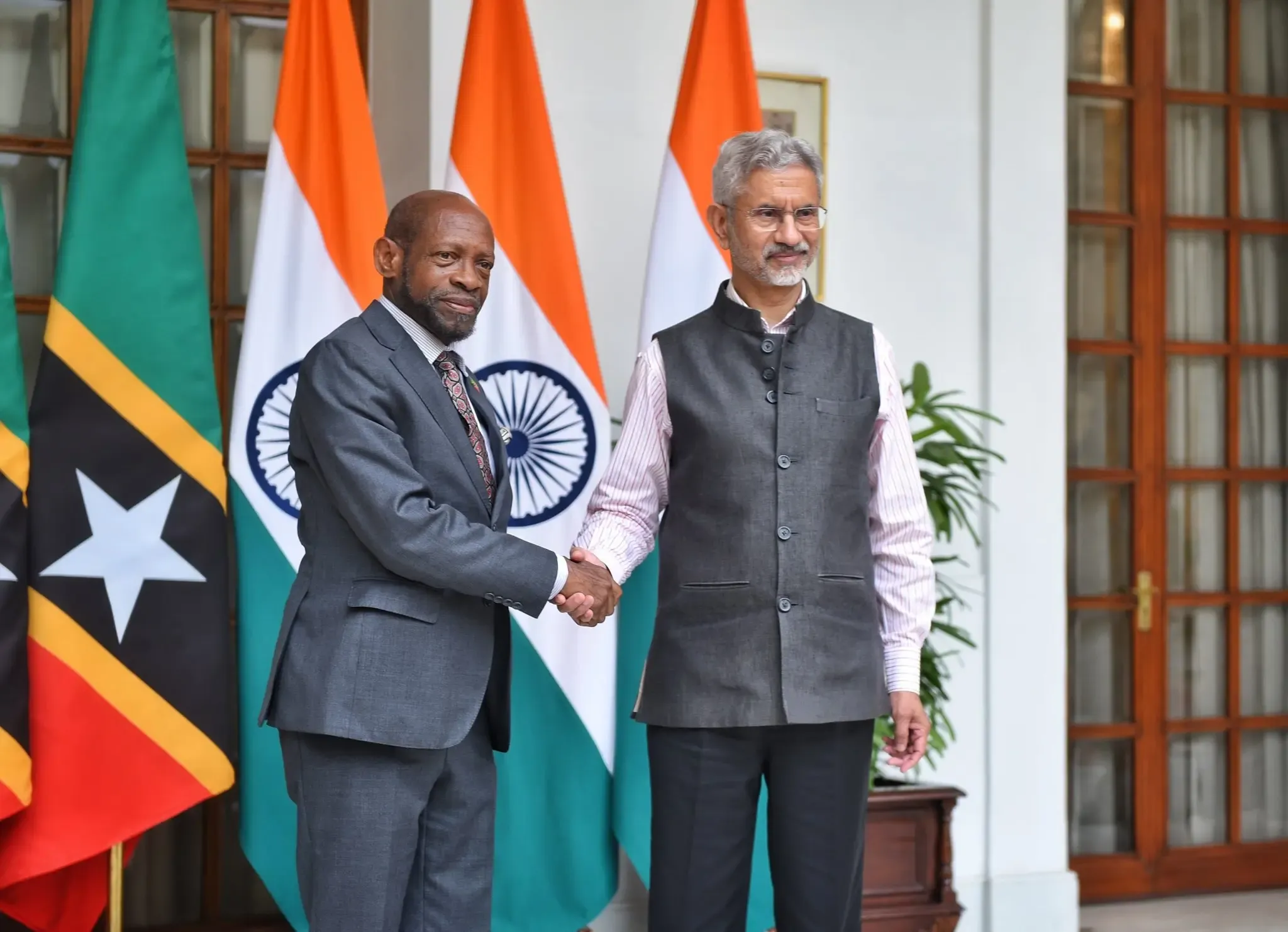 EAM Jaishankar Engages with St Kitts and Nevis Foreign Minister on Cooperation