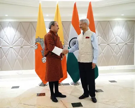 EAM Jaishankar Engages with Mauritius and Bhutan Ministers, Affirms India's Commitment to Strengthen Ties