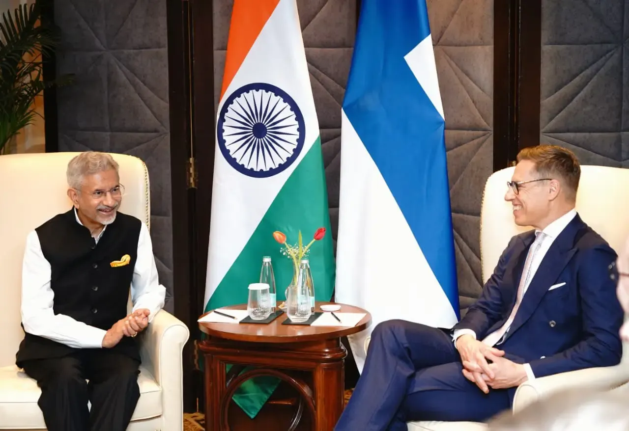 EAM Jaishankar Engages with Finnish President Alexander Stubb to Enhance Bilateral Relations