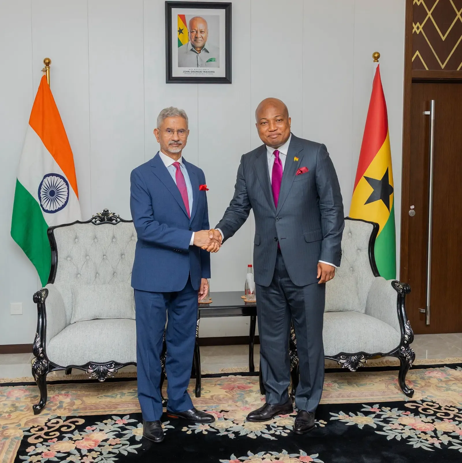 Jaishankar meets Ghana FM Ablakwa to deepen trade, defence, tech ties