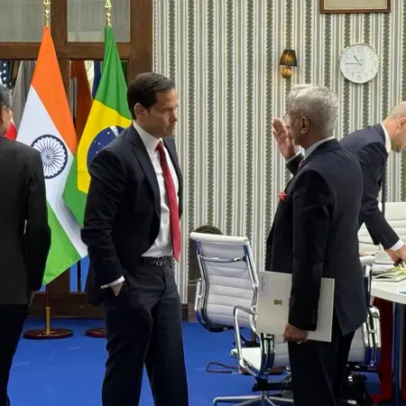 EAM Jaishankar and Marco Rubio Discuss Global Security at G7