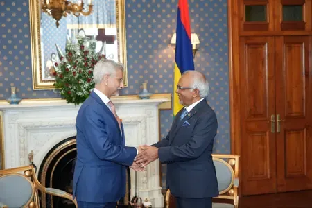 EAM Jaishankar Engages with Mauritius President to Strengthen Bilateral Relations