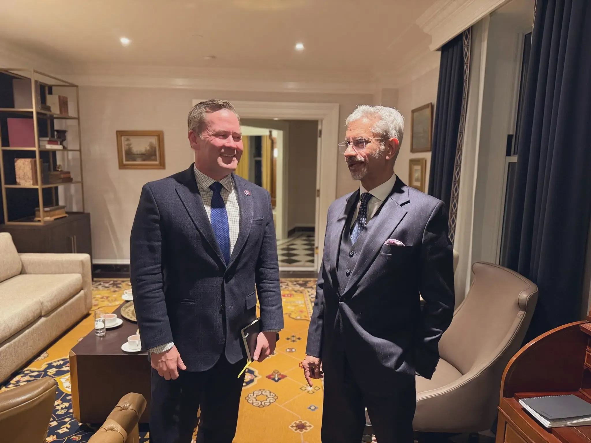 EAM Jaishankar Engages with Trump's NSA Nominee Michael Waltz, Anticipates Collaboration