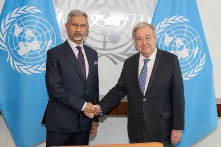 Jaishankar meets UN chief Guterres in New York, discusses West Asia, Ukraine, Sudan