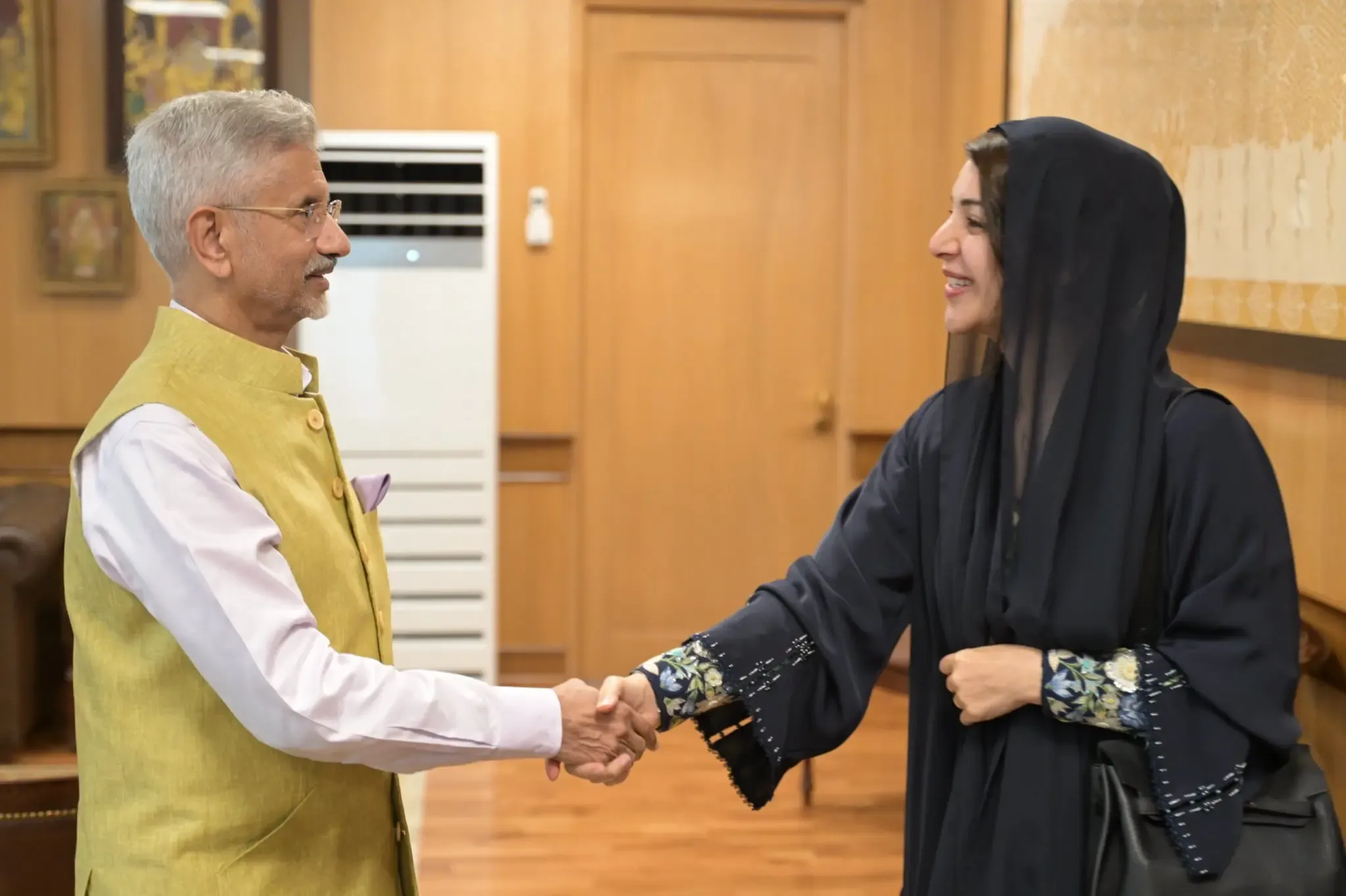 EAM Jaishankar Meets UAE's Reem Al Hashimy to Address West Asia Conflict