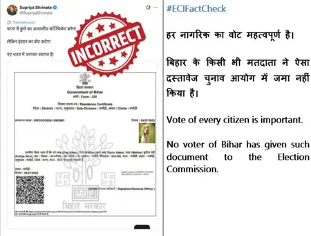 Did the ECI Really Issue a Voter Certificate to a Dog in Bihar?