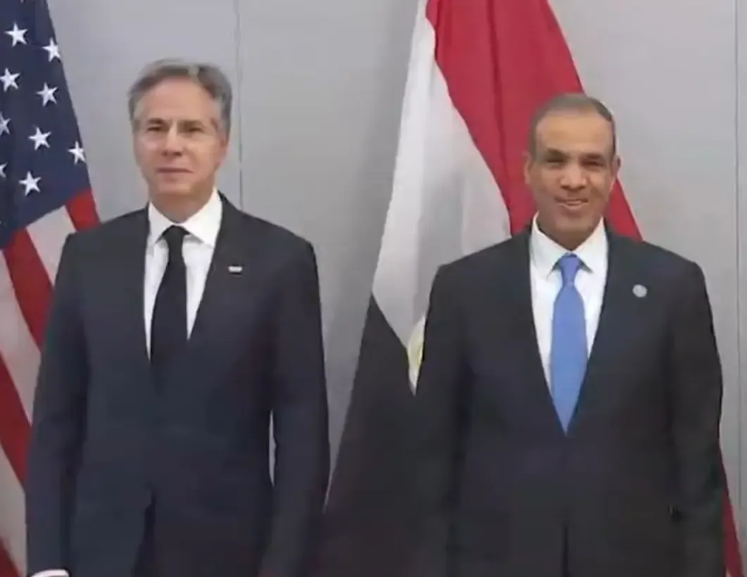 Egypt's Foreign Minister and Blinken Address Recent Events in Syria