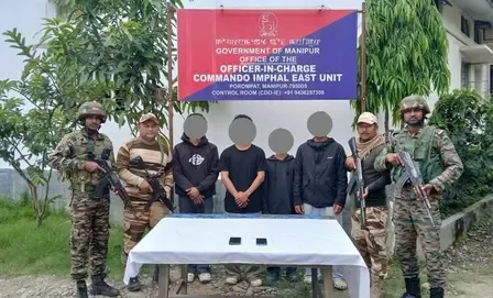 Eight militants including 2 top leaders arrested in Manipur, arms cache seized