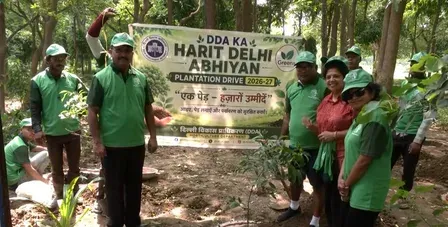 Ek Ped Maa Ke Naam: DDA plants 55 saplings at Haus Khas park in Delhi