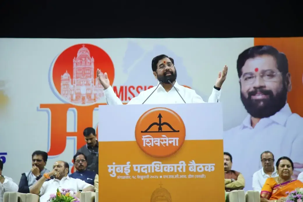 Eknath Shinde Calls on Party Members to Prepare for BMC Elections