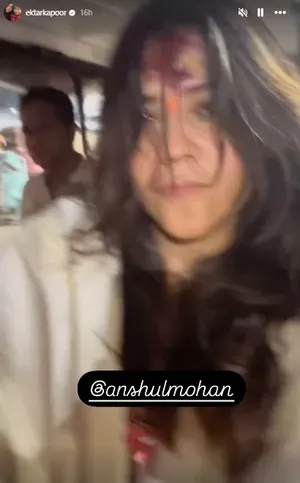 Ekta Kapoor seeks blessing at Jagannath Temple in Puri