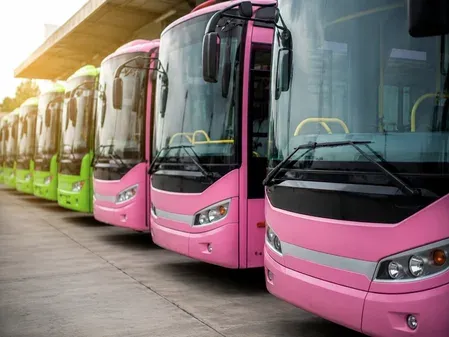 Patna launches 25 electric and pink buses for Secretariat employees