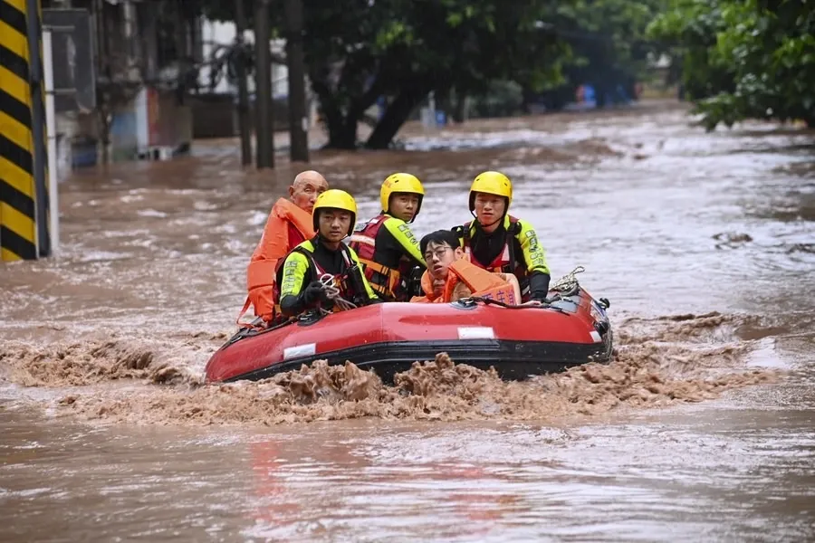 Is Emergency Response to Flooding in China's Qinghai Activated?
